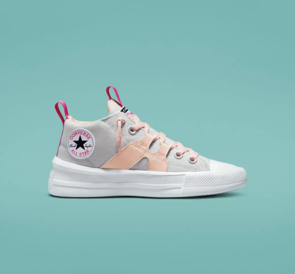 Converse Chuck Taylor All Star Ultra Easy-On Mid High Tops Shoes Pink / Pink | CV-150SZA