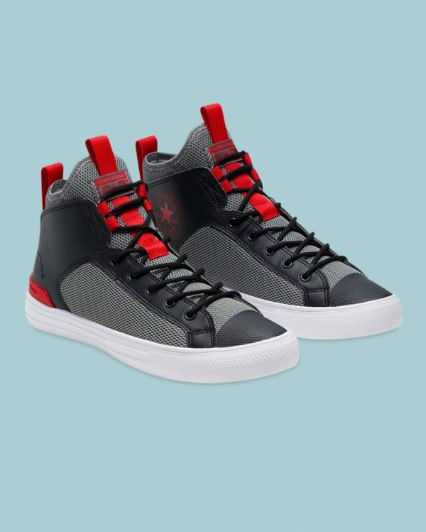 Converse Chuck Taylor All Star Ultra Seasonal Colour High Tops Shoes Grey Black | CV-694BNG