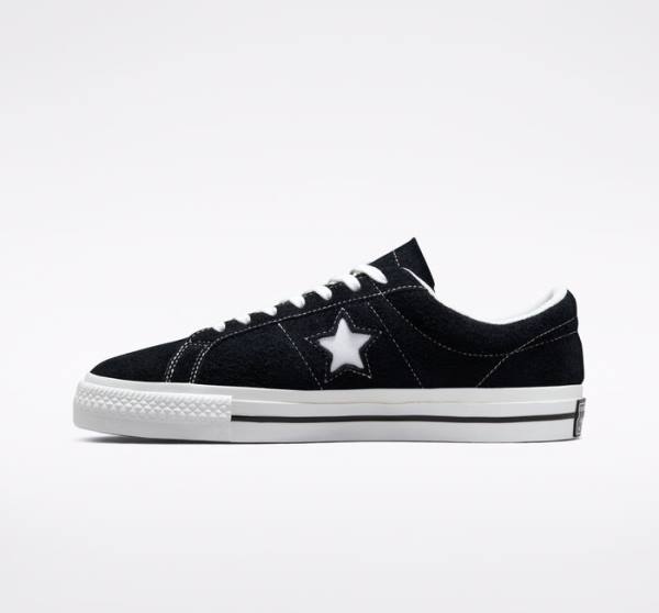 Converse One Star Low Tops Shoes Black / White | CV-759VGE