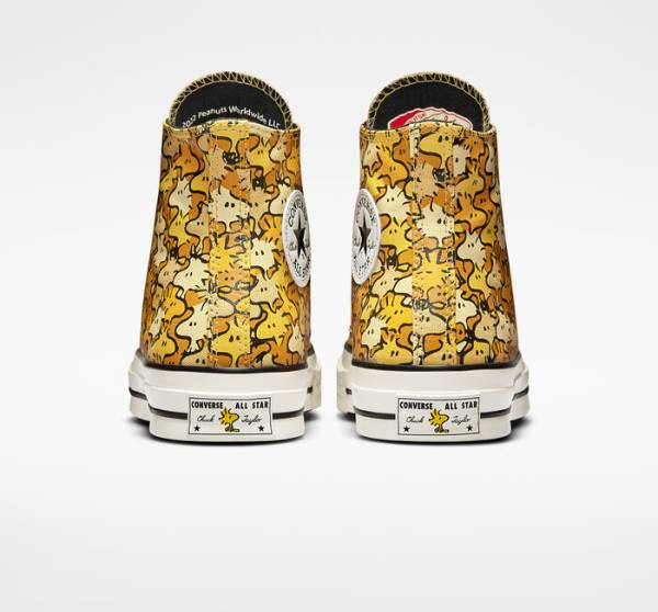 Converse Peanuts Chuck 70 High Tops Shoes Yellow / Gold | CV-125FGQ