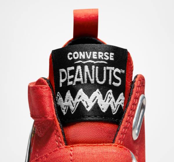 Converse Peanuts Chuck Taylor All Star Easy-On Low Tops Shoes Red / Black / White | CV-082MRU