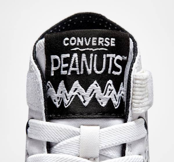 Converse Peanuts Chuck Taylor All Star Easy-On High Tops Shoes White / Black / Red | CV-235ZSM