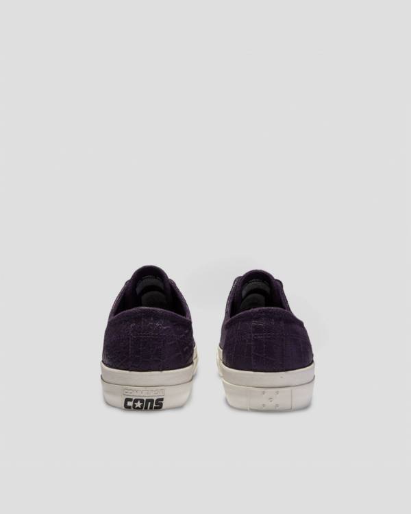 Converse Pop Trading Co Jack Purcell Pro Low Tops Shoes Purple Black | CV-213ZJP