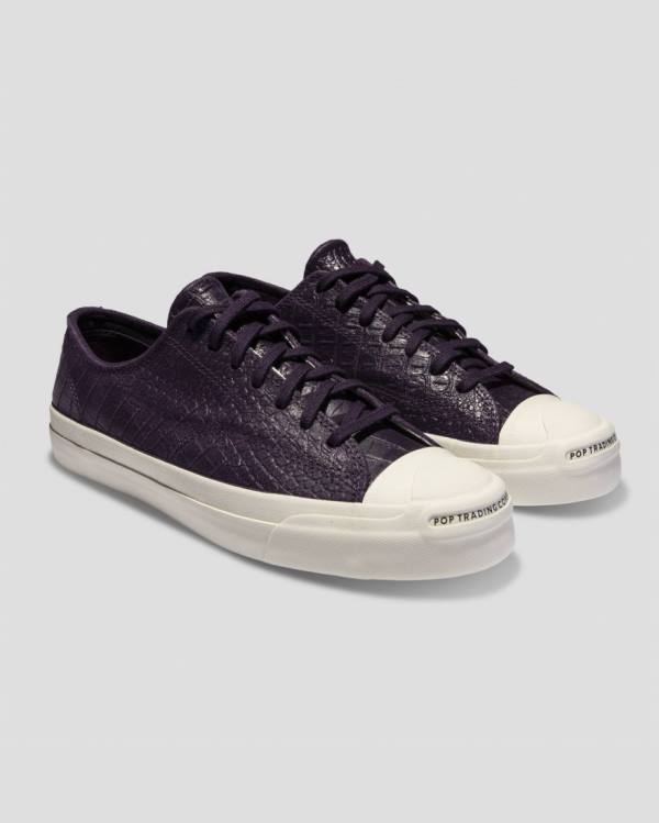 Converse Pop Trading Co Jack Purcell Pro Low Tops Shoes Purple Black | CV-703JTC