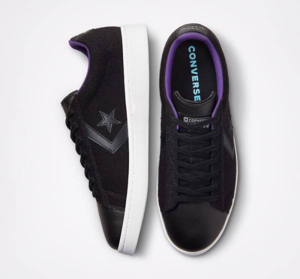 Converse Pro Leather It's Possible Low Tops Shoes Black / White | CV-723GFH