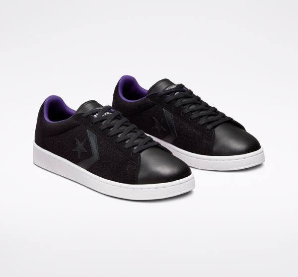 Converse Pro Leather It's Possible Low Tops Shoes Black / White | CV-723GFH