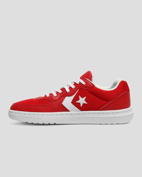 Converse Rival Synthetic Leather Twisted Summer Low Tops Shoes Red | CV-632NWX