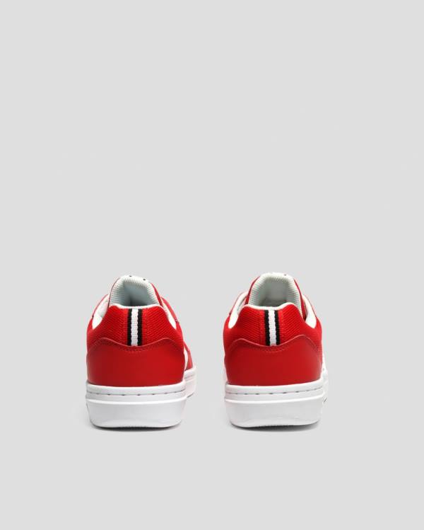 Converse Rival Synthetic Leather Twisted Summer Low Tops Shoes Red | CV-632NWX