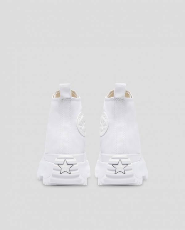 Converse Run Star Hike All White High Tops Shoes White | CV-875RWM