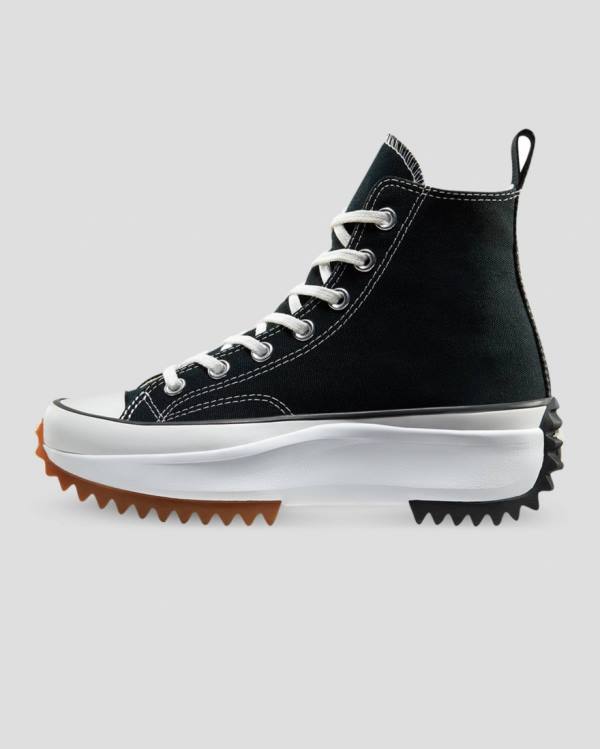 Converse Run Star Hike Lugged High Tops Shoes Black | CV-286JOL