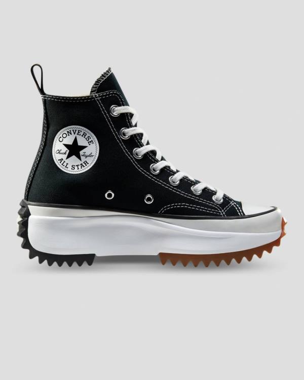 Converse Run Star Hike Lugged High Tops Shoes Black | CV-286JOL