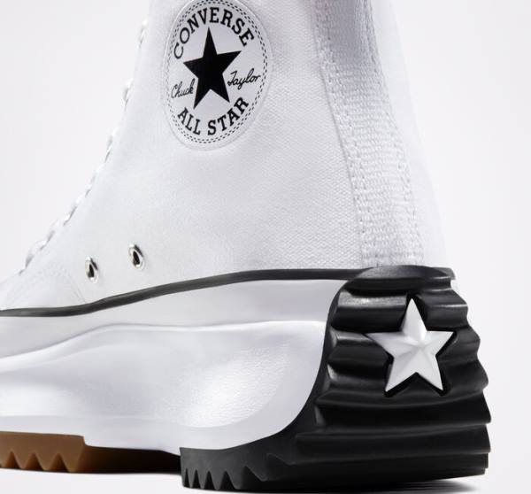 Converse Run Star Hike Platform High Tops Shoes White / Black | CV-923OCW