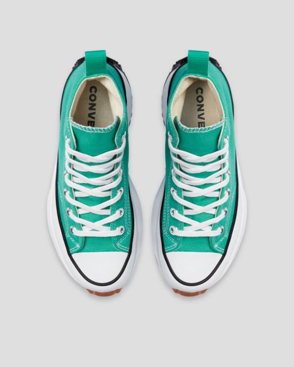 Converse Run Star Hike Seasonal Colour High Tops Shoes Green | CV-890REW