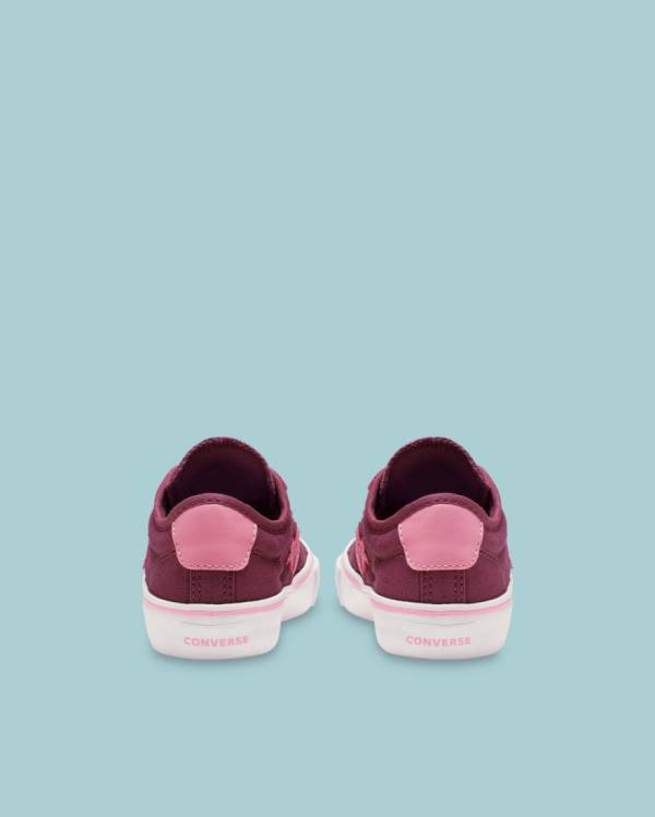 Converse Star Replay Low Tops Shoes Burgundy | CV-695VUO