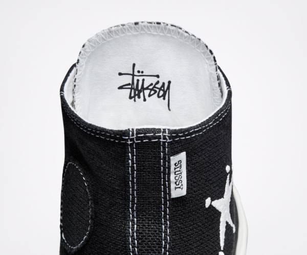 Converse Stussy Chuck 70 High Tops Shoes Black / White | CV-014HDR